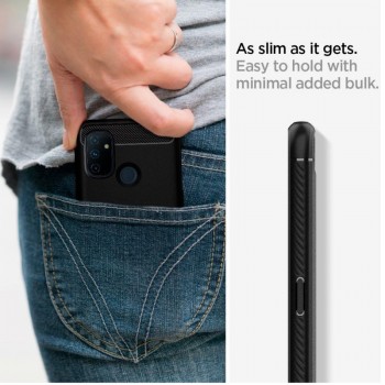 Spigen rugged armor guminis dėklas (Oneplus Nord N100) Spigen rugged armor guminis dėklas (Oneplus Nord N100)